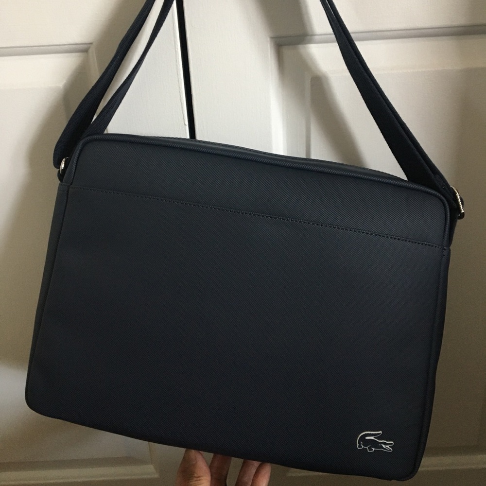 Lacoste Airline Bag bluish grey